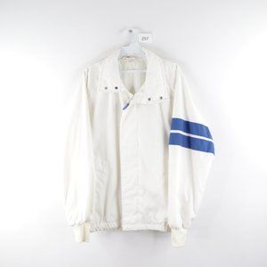 Vintage Chrysler Striped Cafe Racer Bomber Jacket